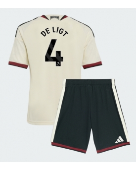 Manchester United Matthijs de Ligt #4 Maglia Gara Terza Repliche 2026-27 Bambino Maniche Corte Manchester United Matthijs de Ligt #4 Maglia Gara Terza Repliche 2026-27 Bambino Maniche Corte